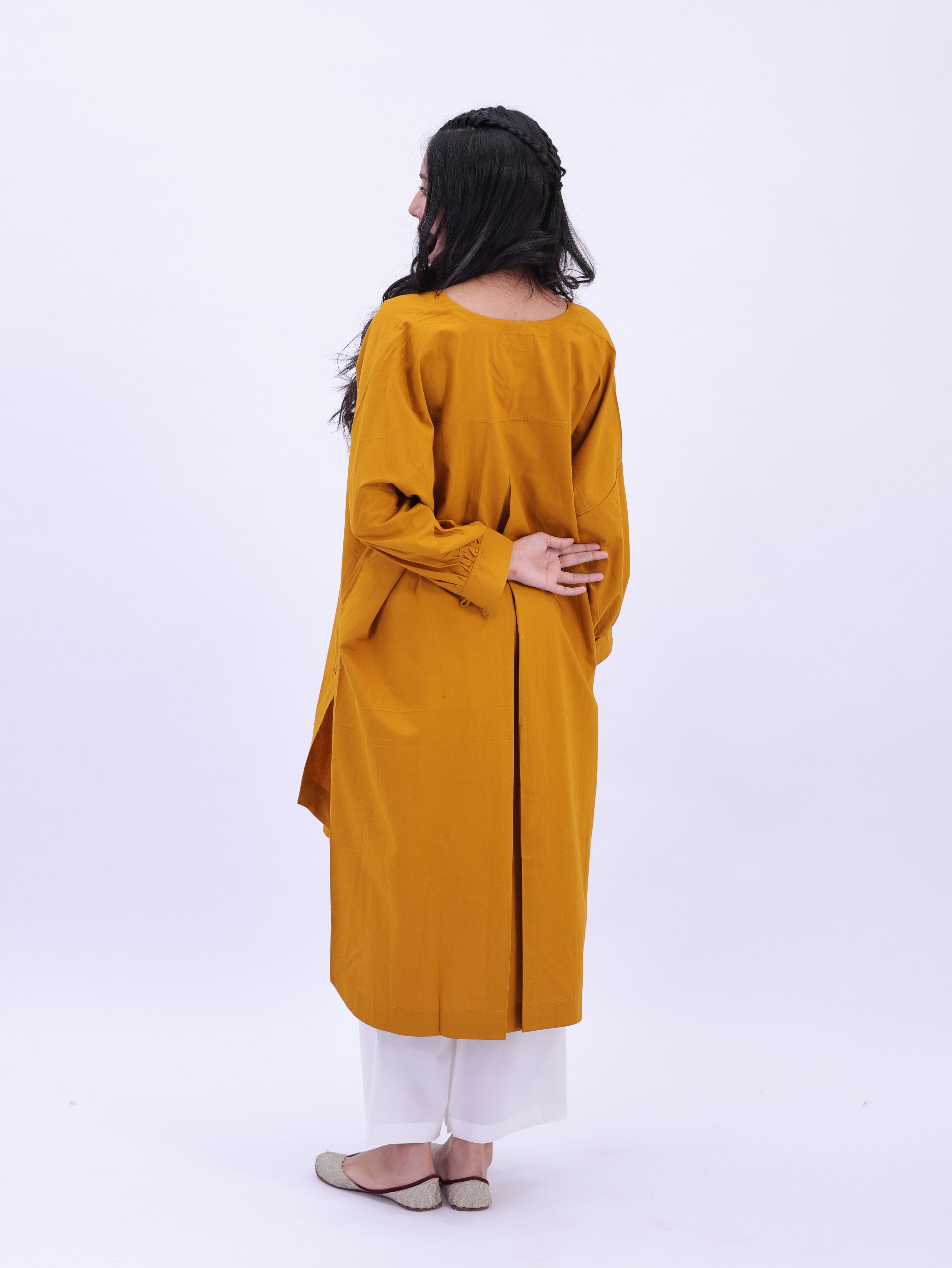 "Not So Basic" Tunic - Mustard Yellow