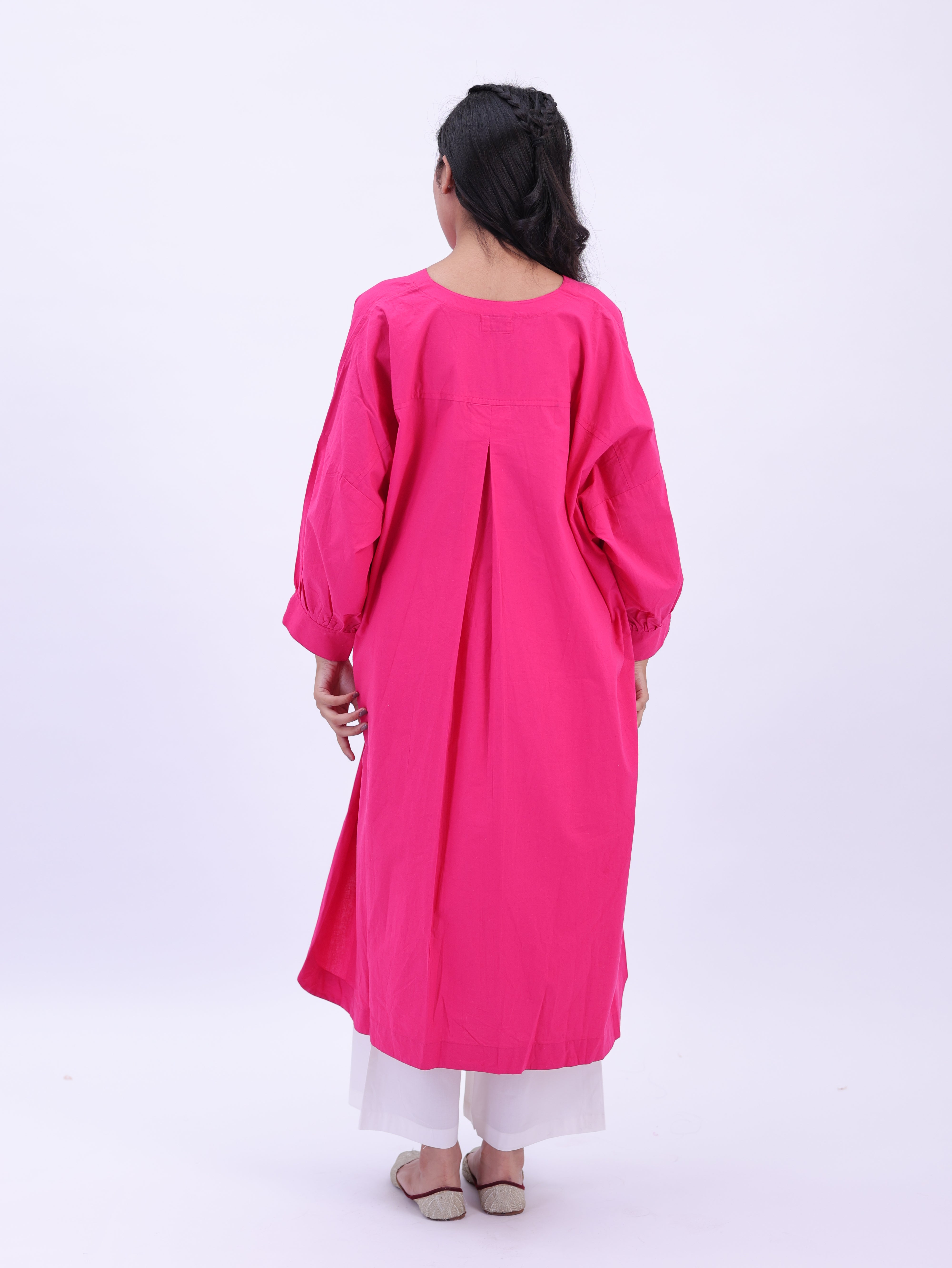 "Not So Basic" Tunic - Rani Pink