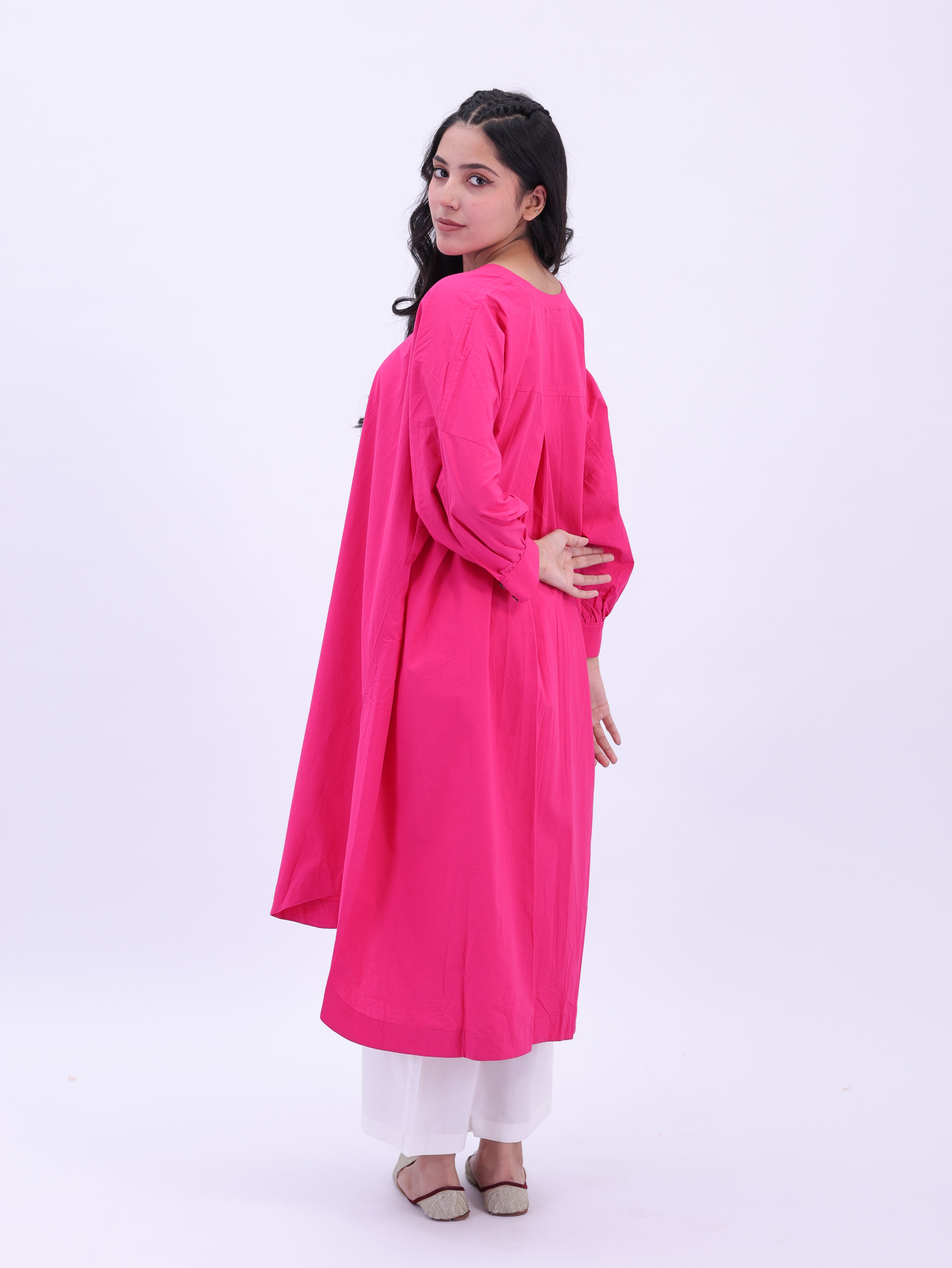 "Not So Basic" Tunic - Rani Pink