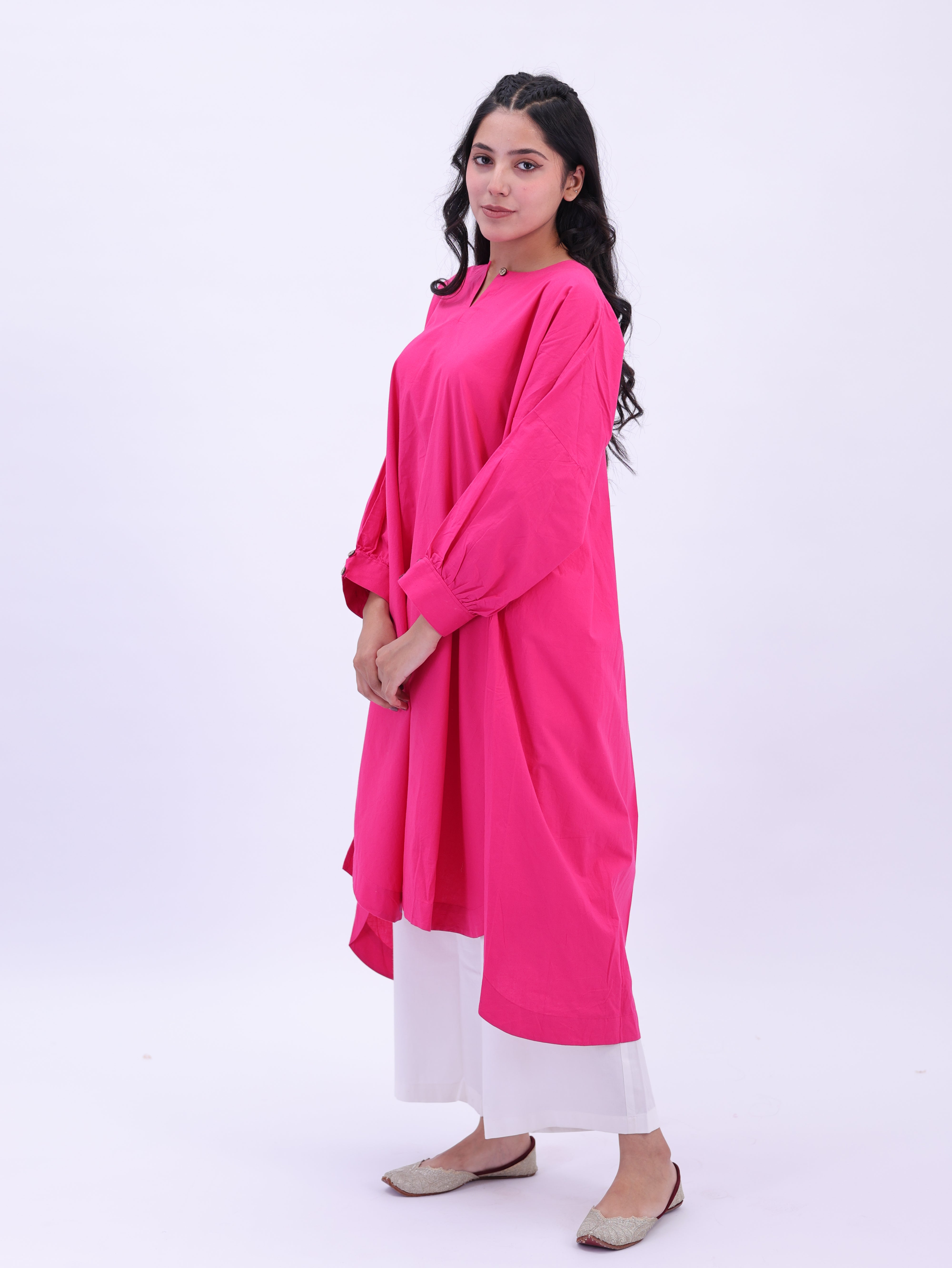 "Not So Basic" Tunic - Rani Pink