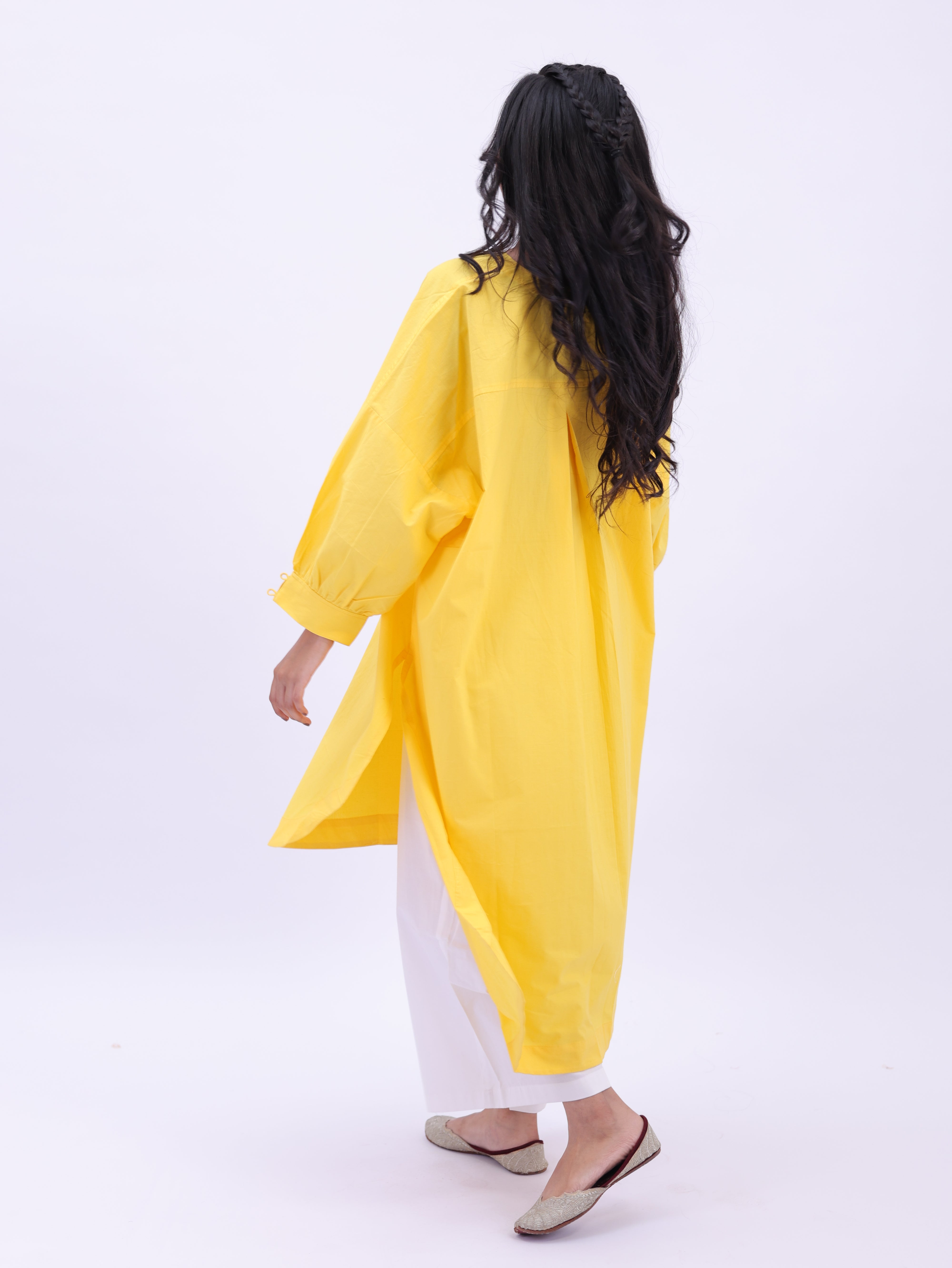 "Not So Basic" Tunic -Bright Yellow