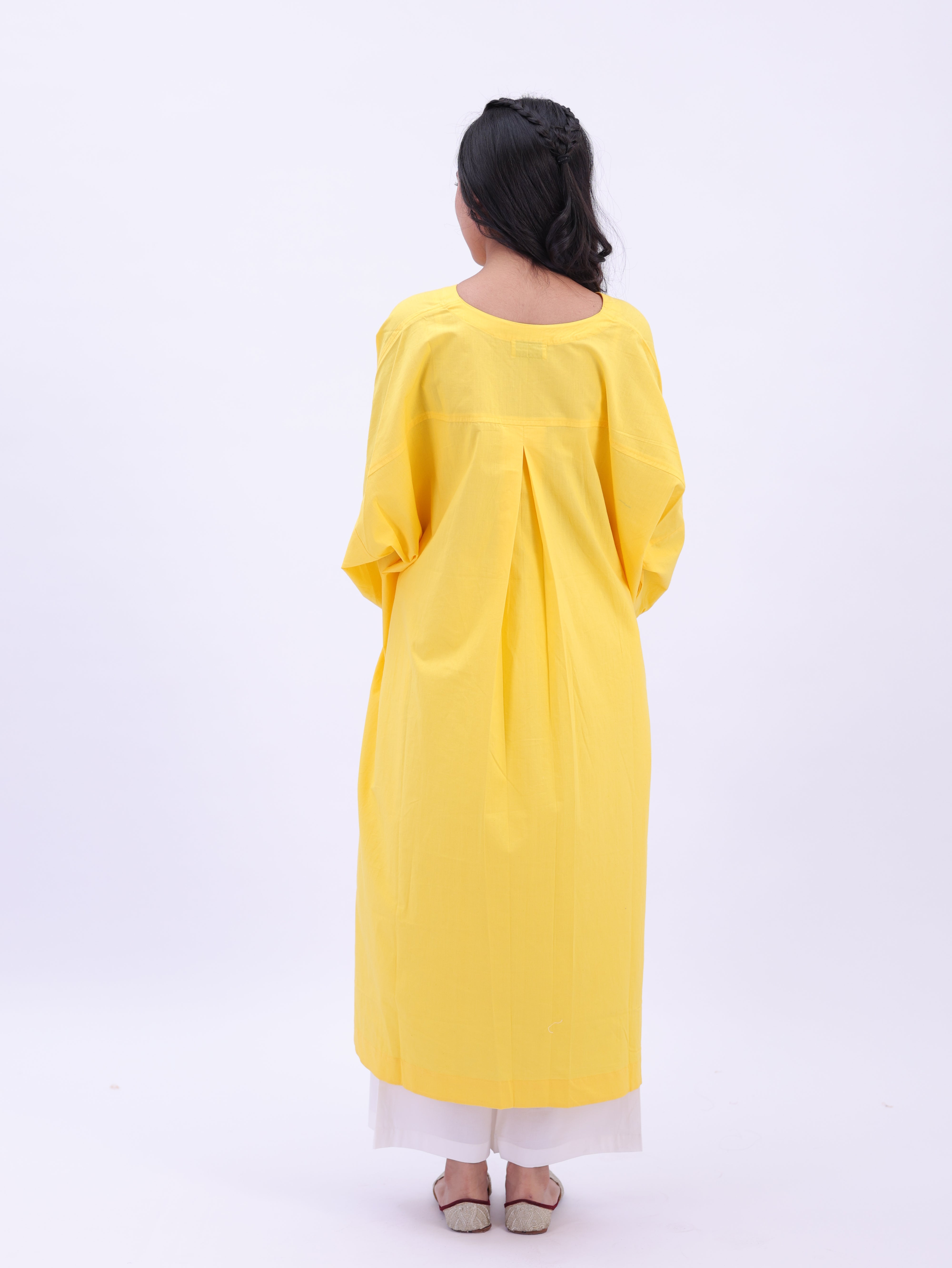 "Not So Basic" Tunic -Bright Yellow