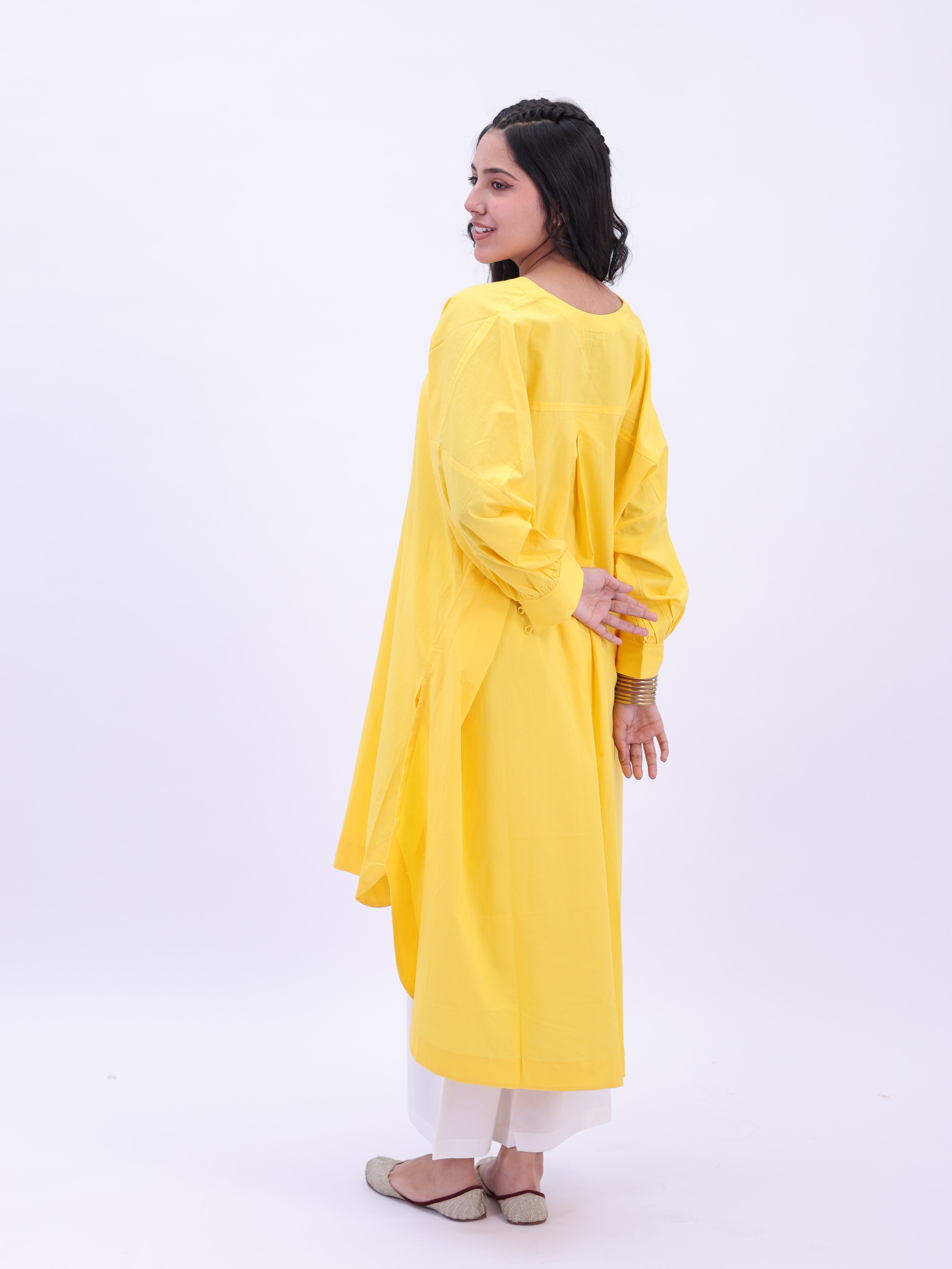 "Not So Basic" Tunic -Bright Yellow