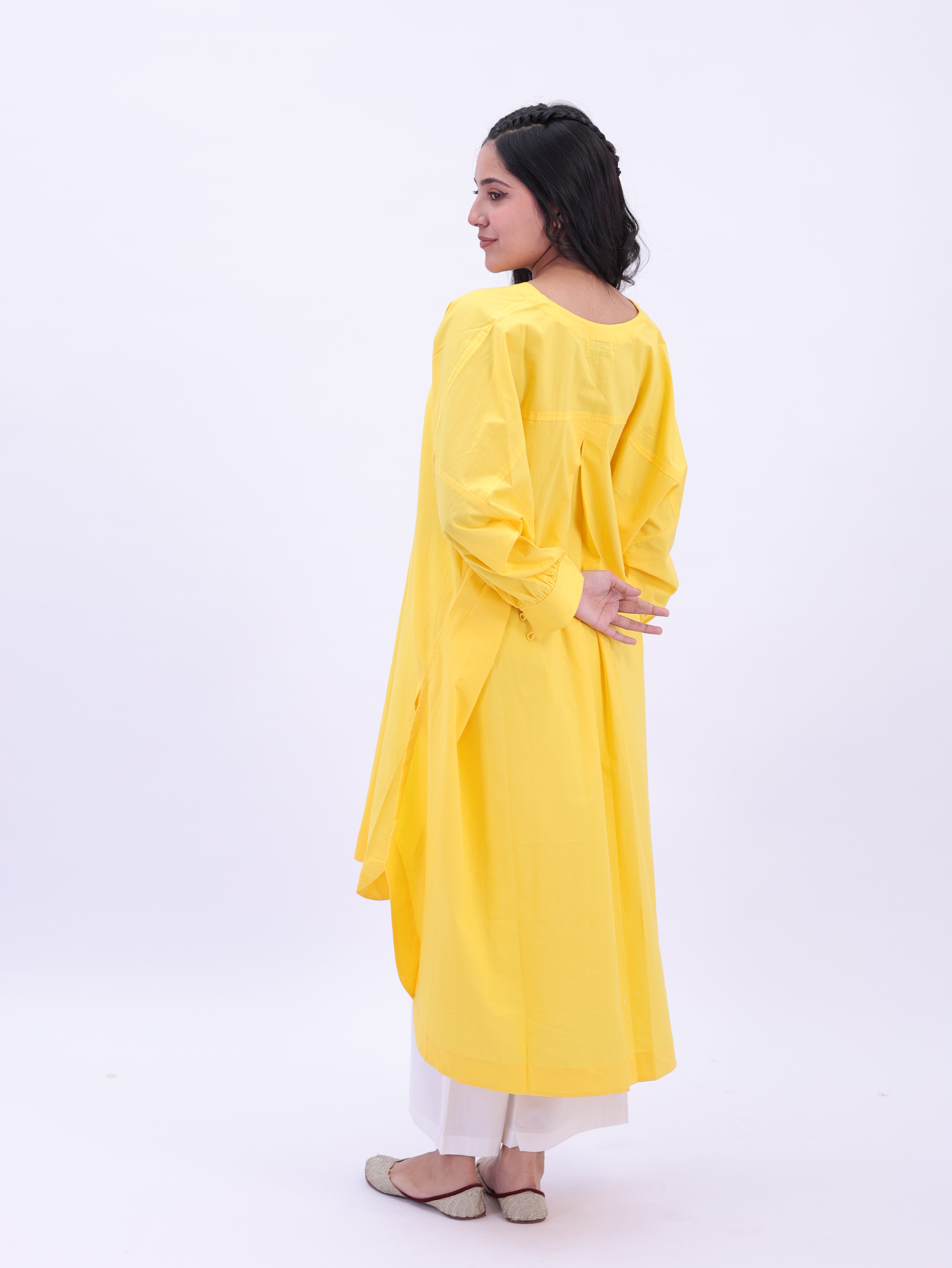 "Not So Basic" Tunic -Bright Yellow