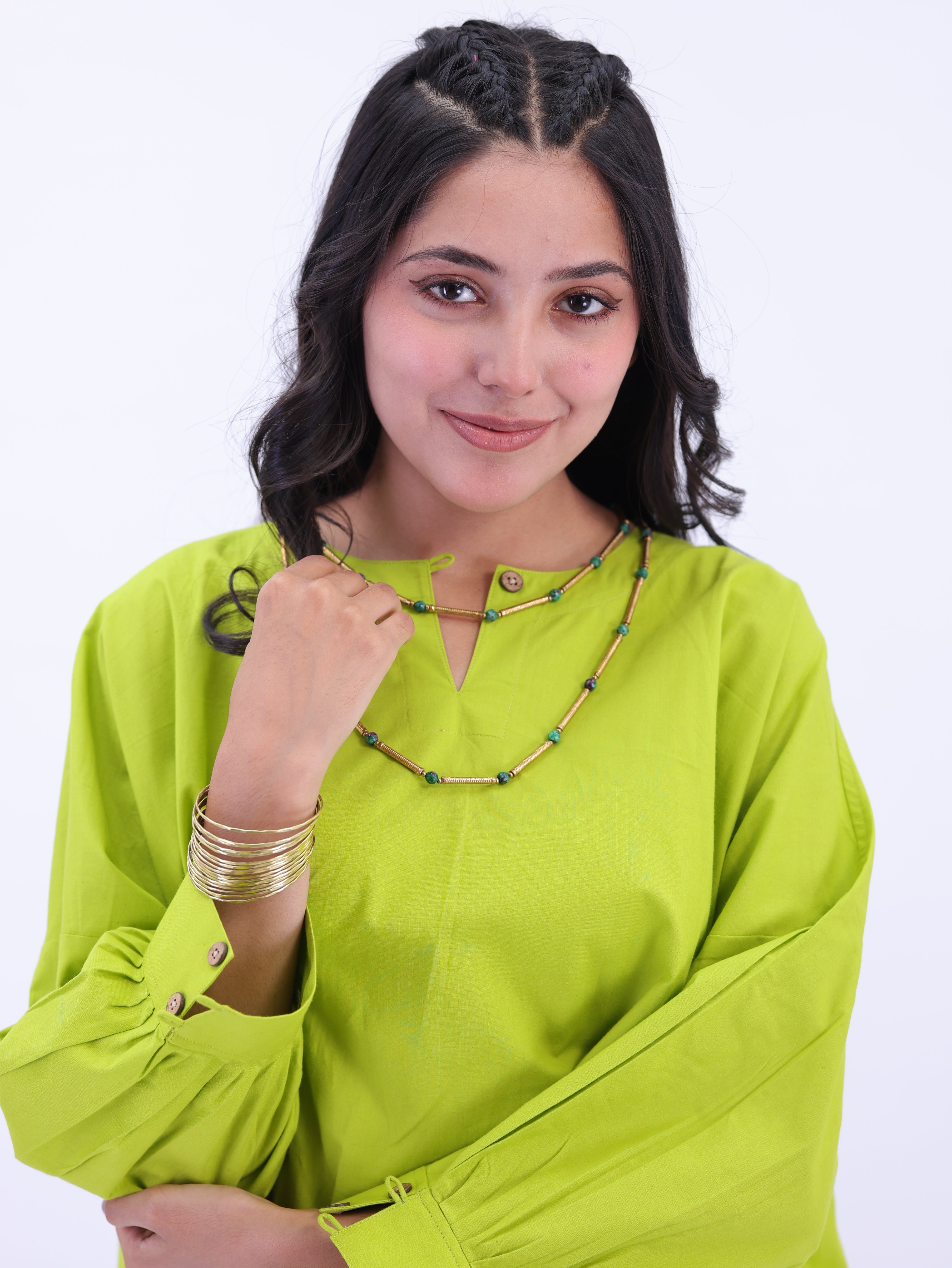 Firoz Boond Neck Chain Golden