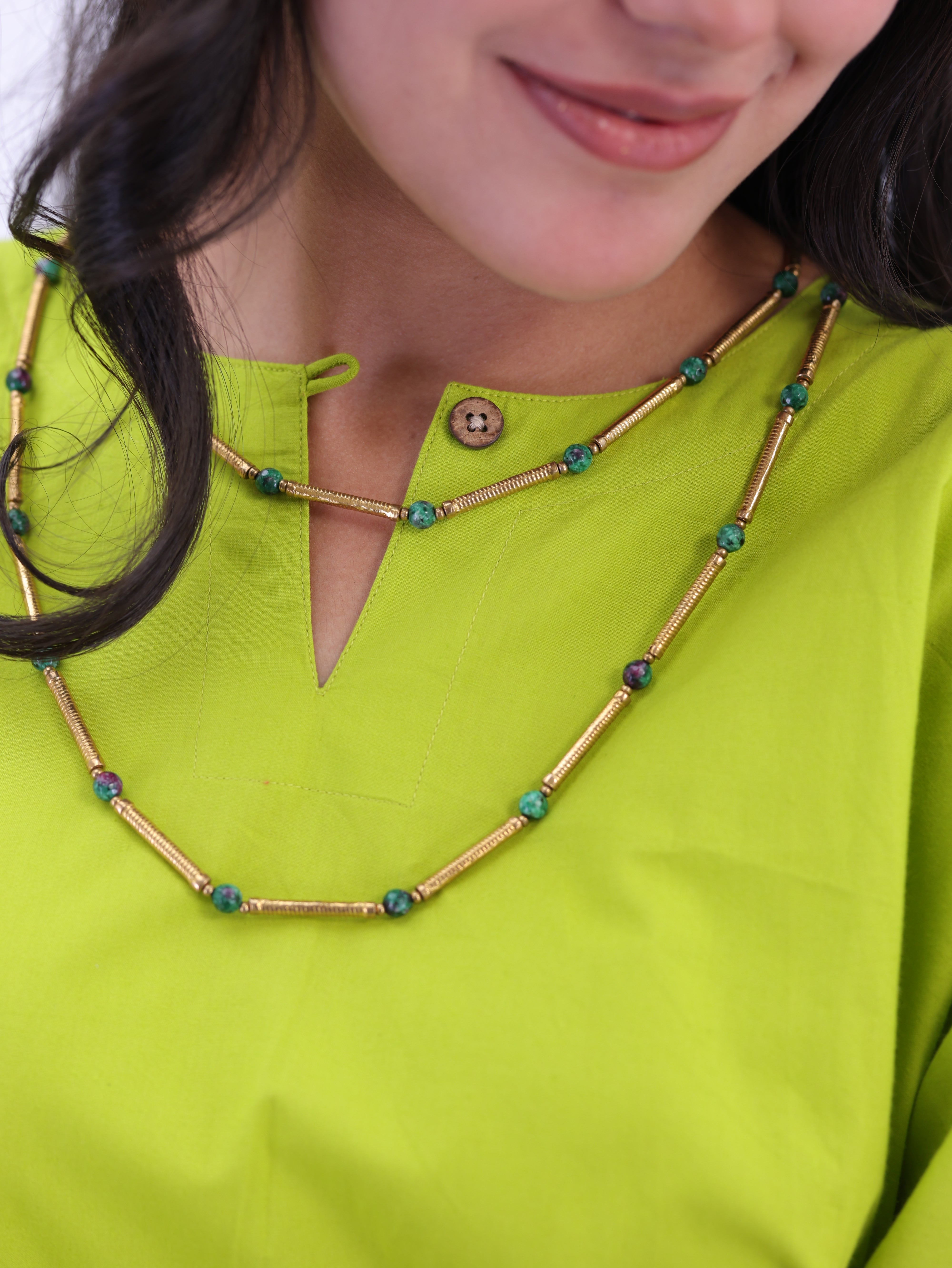 Firoz Boond Neck Chain Golden