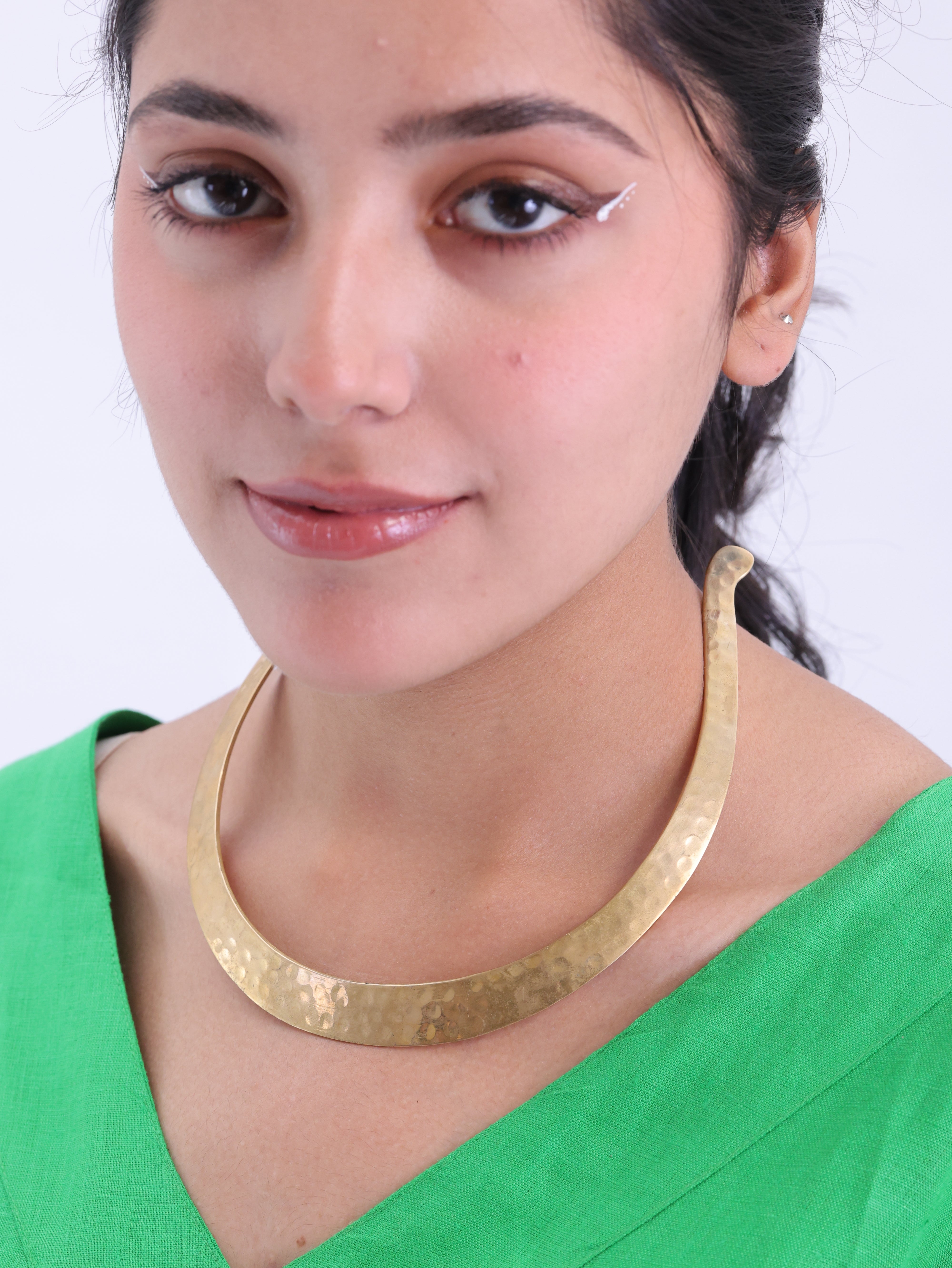 Egyptian Hammered Golden