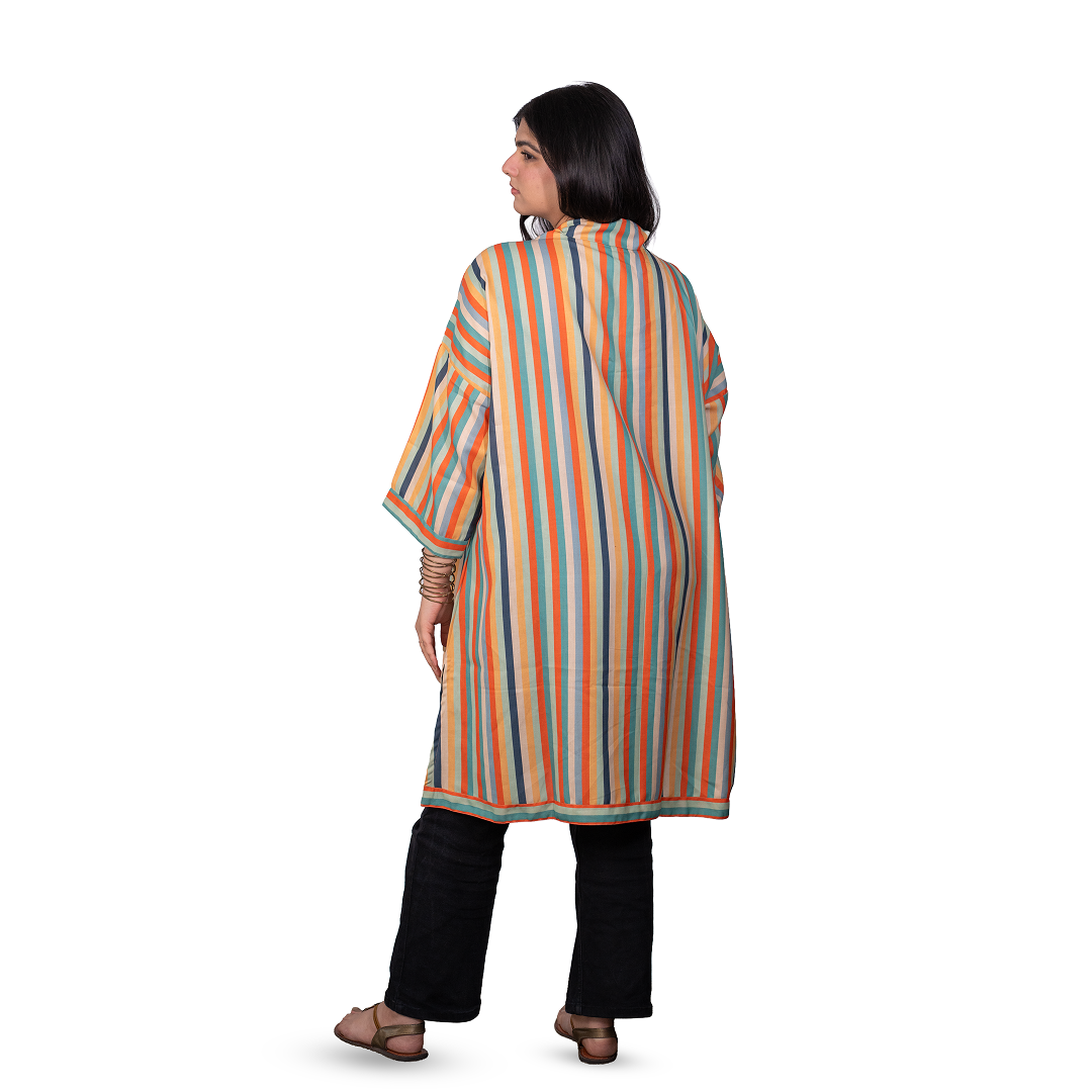 Multi color Pheran Style tunic