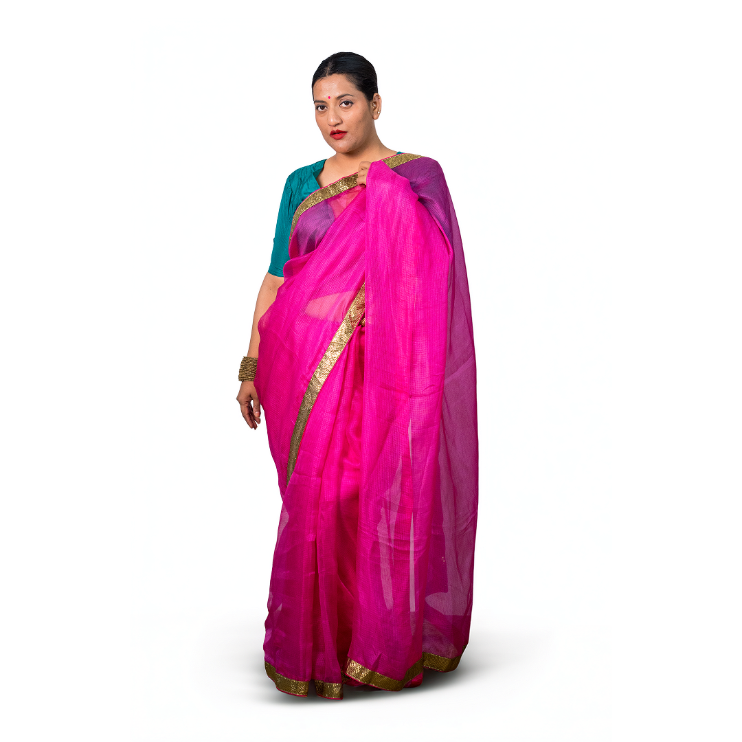 "Gulaabi" Saree Rani Pink
