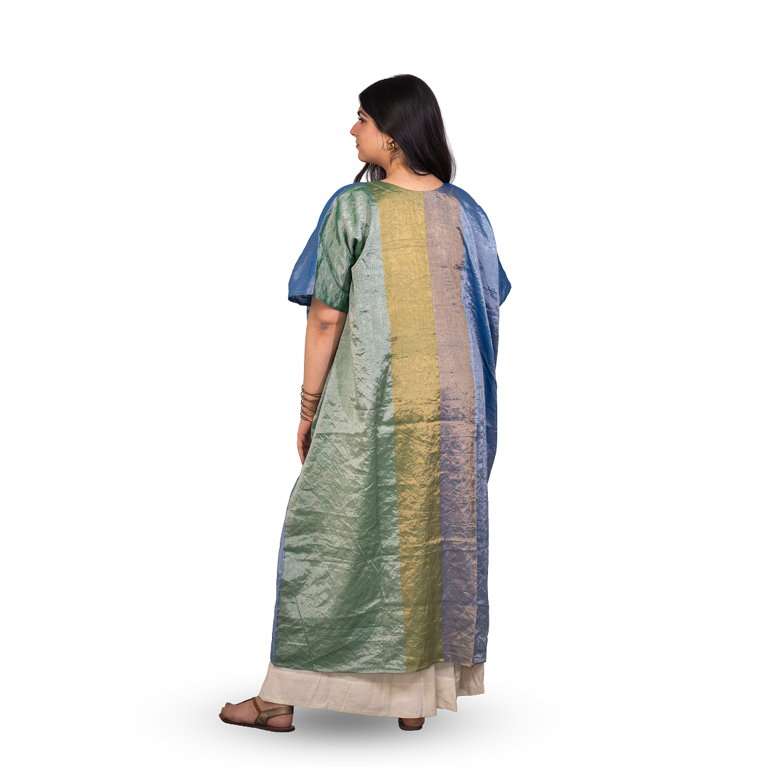 Jashan Pure tissue kaftan Multi color